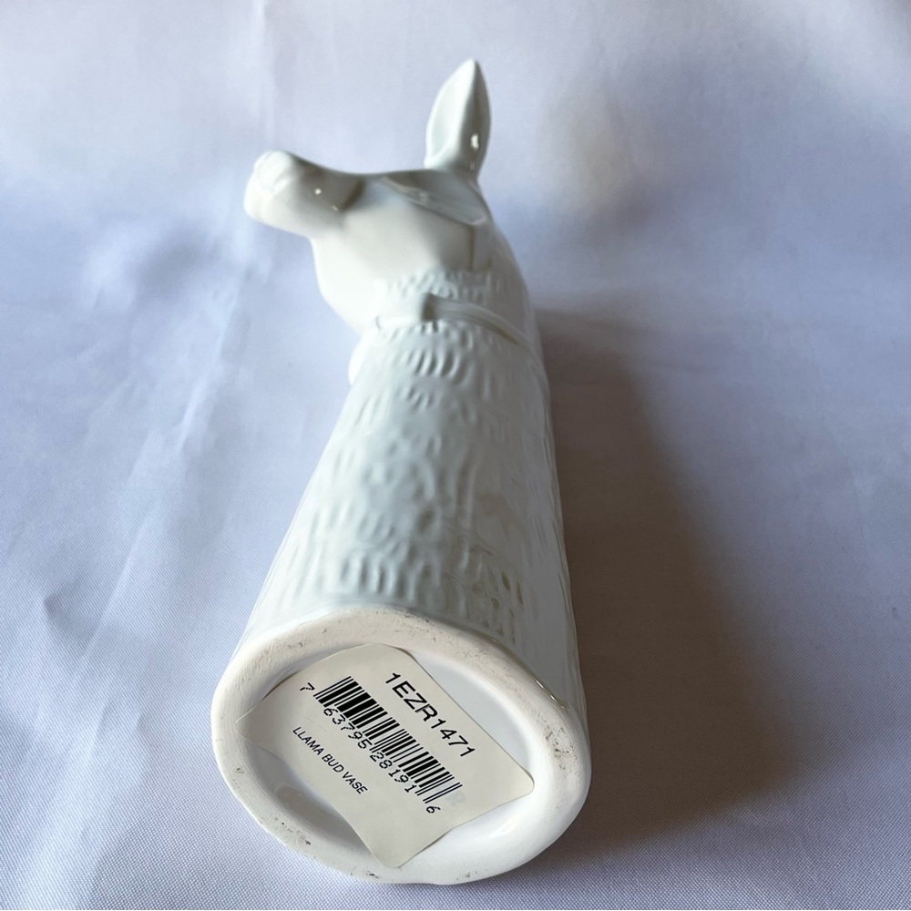 Llama Head Ceramic Vase Decorative Accent - Picture 5 of 8